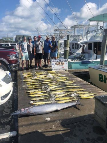 Bite Me Sportfishing Charters, Big wahoo and a mess of dolphins