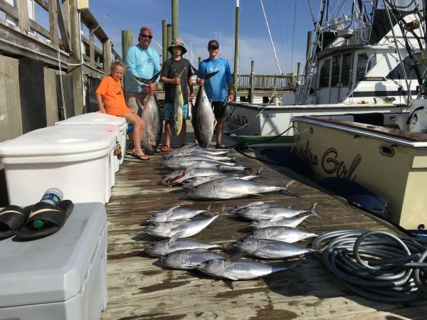 Carolina Girl Sportfishing Charters Outer Banks, Windy & Rainy Day