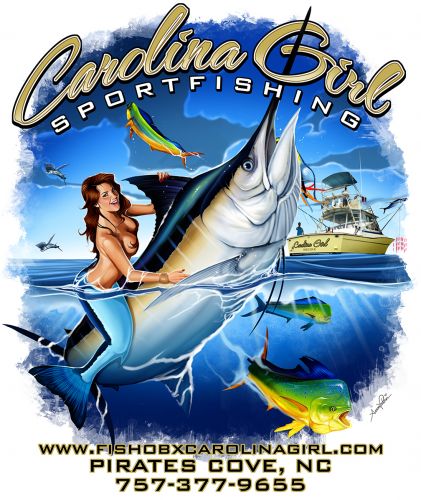 Carolina Girl Sportfishing Charters Outer Banks, Wind & Water Recedes Lets Go Fishing