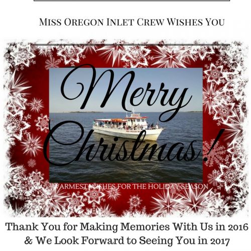 Miss Oregon Inlet II Head Boat Fishing, Merry Christmas From Our Crew To Yours