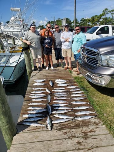 Fishin' Fannatic, Great Day of Spanish Mackeral Fishing here on the Outer Banks