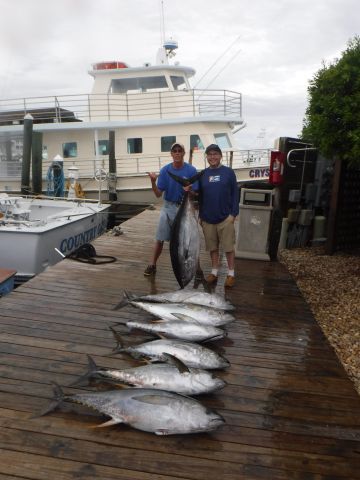 Pirate's Cove Marina, Rainy Day Fishing