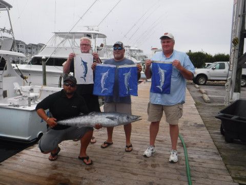 Pirate's Cove Marina, Fishin' in the rain...