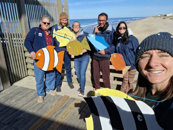 Jennette's Pier, Funky Fish on the Pier!