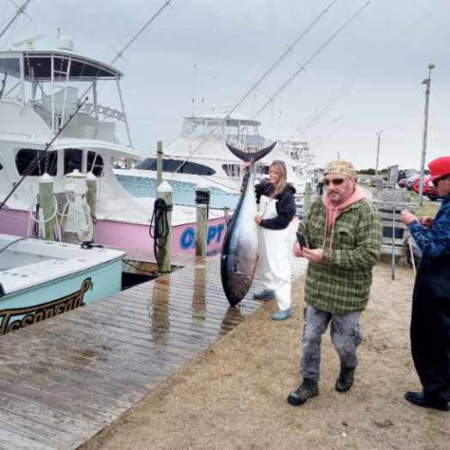 Oregon Inlet Fishing Center, Each boat got em’ one!