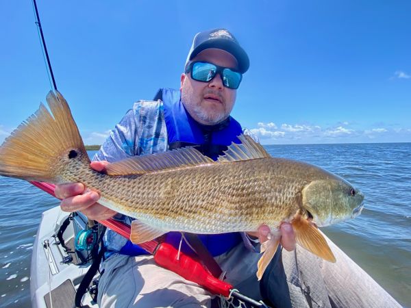 Kayak Fishing OBX fishing puppy drum adventure