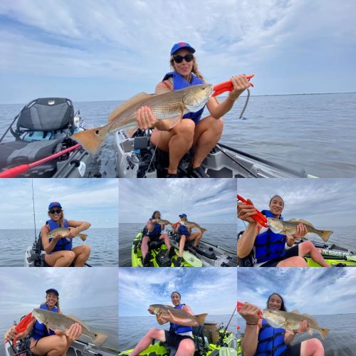 Kayak Fishing OBX fishing puppy drum adventure
