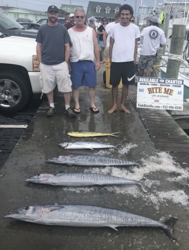 Bite Me Sportfishing Charters, Wahoo, Dolphin, King