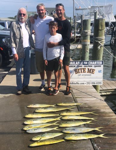 Bite Me Sportfishing Charters, Pretty Day with Dolphin