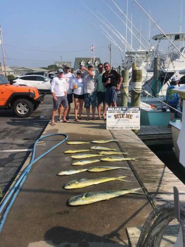 Bite Me Sportfishing Charters, dolphin with the monkalur crew