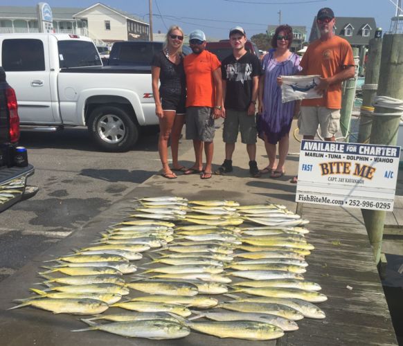 Bite Me Sportfishing Charters, Limit of dolphin and a Blue Marlin!