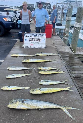Bite Me Sportfishing Charters, Father Son Day with Dolphin