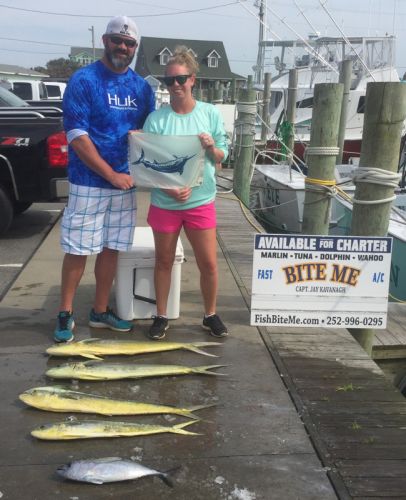 Bite Me Sportfishing Charters, HoneyMoon Blue Marlin!
