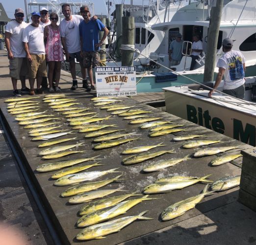Bite Me Sportfishing Charters, great ole big hatchet bailers!