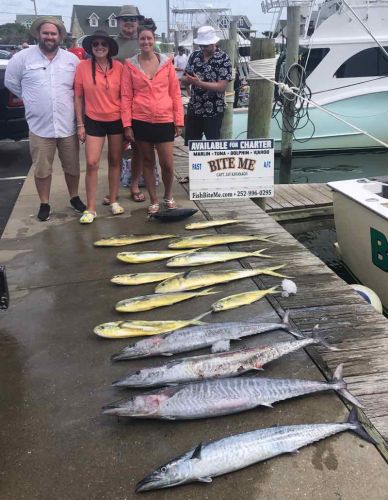 Bite Me Sportfishing Charters, Dolphins and Wahoos