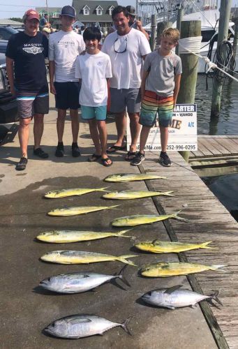 Bite Me Sportfishing Charters, Dolphins and Tunas