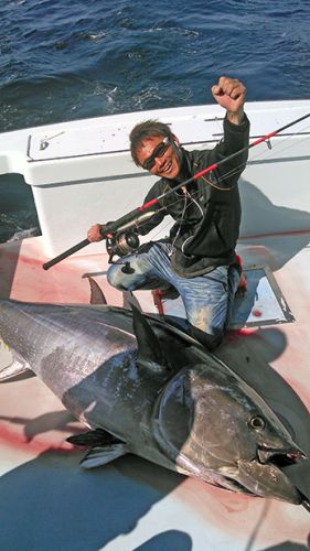 Tuna Duck Sportfishing, Spectacular Topwater Bites Today