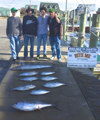 Bite Me Sportfishing Charters, Tunas and Wahoo!