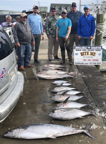 Bite Me Sportfishing Charters, Tuna, AJ's King mack on the jig