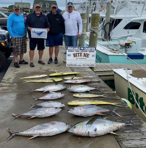 Bite Me Sportfishing Charters, Nor'Easter = Bites