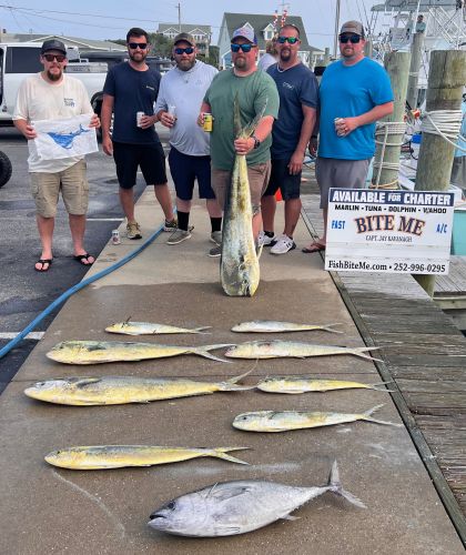 Bite Me Sportfishing Charters, Tuna, Dolphin and a Sailfish