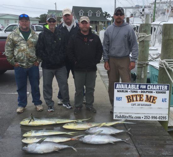 Bite Me Sportfishing Charters, Slower today, rough and foggy!