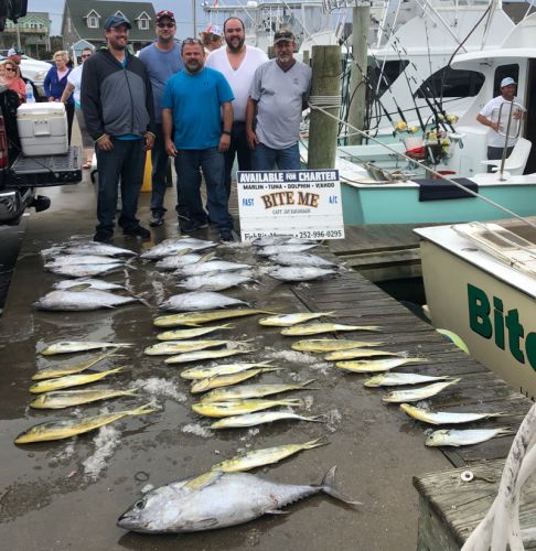Bite Me Sportfishing Charters, Tuna and dolphin!