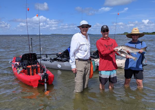 puppy drum OBX outer banks fishing Kayak Adventure Fun