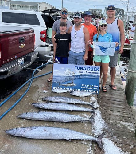 Tuna Duck Sportfishing, Wahoo and a Sailfish Release