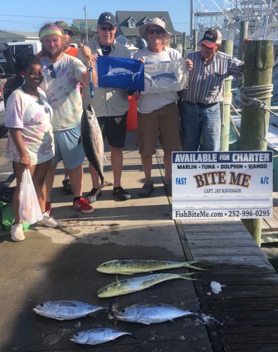 Bite Me Sportfishing Charters, Hooked Up Blue Marlin