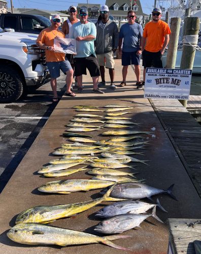 Bite Me Sportfishing Charters, Dolphin and Tuna with old friends