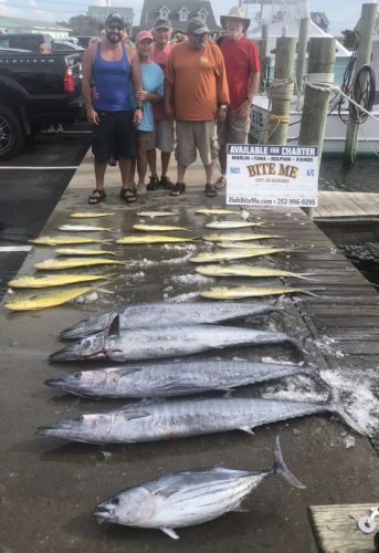 Bite Me Sportfishing Charters, Wabblyhoos and dolphins