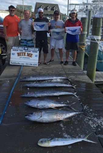 Bite Me Sportfishing Charters, What a difference a day makes