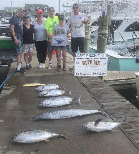 Bite Me Sportfishing Charters, Blue Marlin Sail and a mixed grill