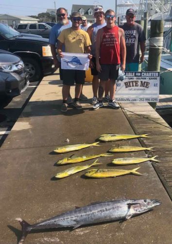 Bite Me Sportfishing Charters, Sailfish dolphin wahoo