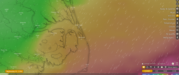 OBX on the Fly, The winds are not playing nice!