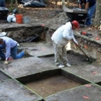 Archaeological digs are going on all week at Fort Raleigh