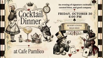 Win 2 Tickets to 4-Course Alice in Wonderland Cocktail Dinner Win 2 Tickets to 4-Course Alice in Wonderland Cocktail Dinner