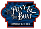 Logo for The Pony and the Boat Comfort Kitchen