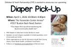 Children and Youth Partnership, Diaper Pick-Up (Manteo)
