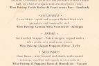 The Froggy Dog Restaurant & Pub, Chef's Pairing Wine Dinner: "Piacere"
