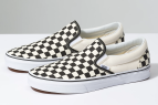 Outer Banks Boarding Company, Vans Checkerboard Slip-Ons Black/ Off White