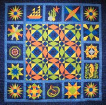 This quilt is up for raffle at Roanoke Island Festival Park.