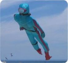 It's crazy kite weekend on Jockey's Ridge at Rogallo Fest.