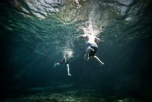 See Chris Hannant's underwater photos at Festival Park.