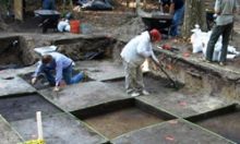 Archaeological digs are going on all week at Fort Raleigh