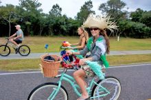 Dress up for the Bike the Light bike parade on Saturday.