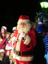 Santa at Manteo's Grand Illumination.