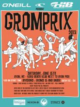 Youth surfers compete for prizes at Gromprix in Avon.