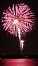 Fireworks viewed from the Roanoke Sound. (Photo: Dale Penny)